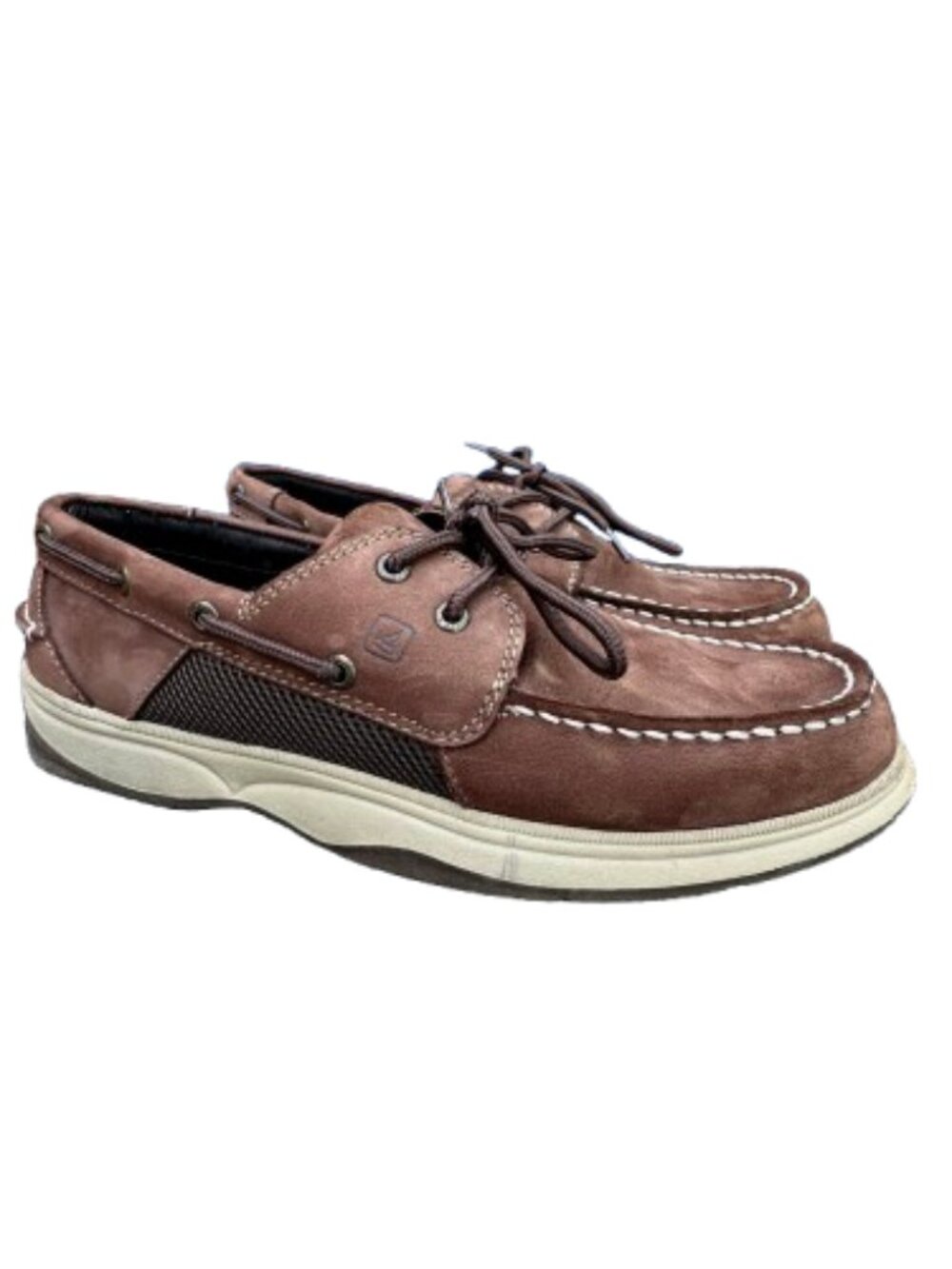 Sperry Intrepid Top Sider Boat Shoes Boys Size 7M Brown Leather